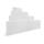 Trendstone Ecktreppe OBLIQUE 169 x 169 cm | H 128 cm 4-stufig f&uuml;r Beckentiefe 150cm | Polystyrol | Kunststoffbeschichtung