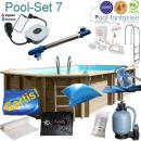 Gre Holzpool Oval Safran 2 ,620 x 395 x 136 cm cm Set 7