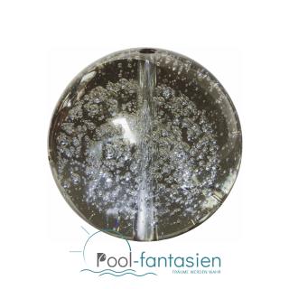 Glaskugel f&uuml;r Wasserspiel mit Bohrung  &Oslash; 10 cm