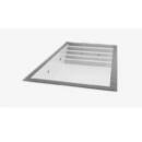 Styroporpool Deluxe-Set 6 - 8 x 1,50 m EPS 40, Treppe Gesamte Breite