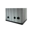 Trend Pool Technikbox Classic L | Holzoptik in Grau | Astralpool Bilbao &Oslash; 500 mm | AquaForte&reg; Eco IVS 75 | BAYROL Automatic Cl-pH