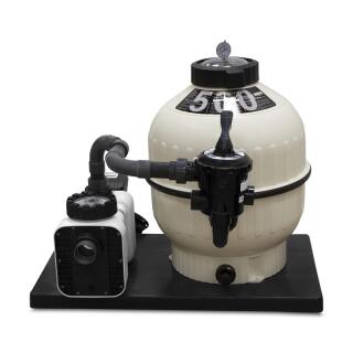 Astralpool Sandfilteranlage Cantabric &Oslash; 500/600 mm mit 6-Wege-Side-Mount-Ventil und 7 w&auml;hlbaren Filterpumpen