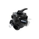 Speck 6-Wege-Side-Ventil BADU Mat R 41/3 GK | 1 1/2" | mit Ventilanschluss | Schwarz
