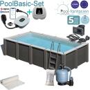 Gre CompositeRechteckpool 595 x 315 x126 cm Basic SET