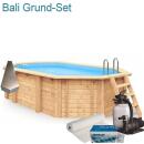 Interline Holzpool Bali oval 460 m x 2,85 m x1,36 m...