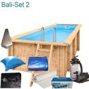 Interline Holzpool Bali 5,00 m x 2,50 m x 1,24 m SET 2