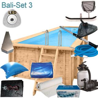 Interline Holzpool Bali 5,00 m x 2,50 m x 1,24 m SET 3
