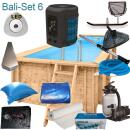 Interline Holzpool Bali 5,00 m x 2,50 m x 1,49 m SET 6...