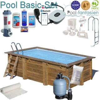 Gre Holzpool Papaya  520 x 3,20 x 1,33 m Set 6