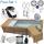 Urban Pool 6,5  x 3,5  x 1,33 m mit automatischer Abdeckung und Filterschacht Umbau Set 1