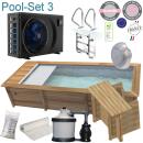 Urban Pool 6,5  x 3,5  x 1,33 m mit automatischer...