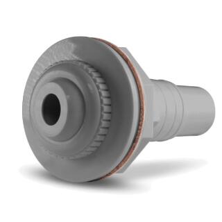 Einlaufd&uuml;se in grau Anschluss  &Oslash; 32/38 mm,