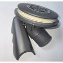 GRE Einlaufd&uuml;se in ANTHRAZIT  Anschluss  &Oslash; 38...