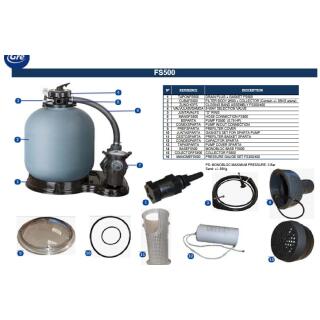 Gre Verbindungsschlauch von Pumpe zum Kessel FS500