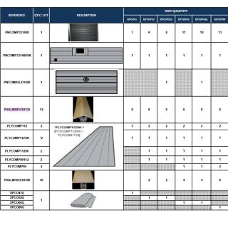 Gre Composite Eck- Aluschiene f&uuml;r  Rund- und Ovalbecken