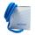 Schwimmbadschlauch Ocean 6m,  mit elastischer Muffe d=38mm blau