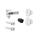 Set Astralpool Skimmer Slim Seaview | inkl. 2 Astralpool Multiflow Einlaufd&uuml;sen u. Mauerdurchf&uuml;hrung | Wei&szlig;