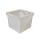 VITROS Sicherheitsauffangwanne 40 Liter aus PE mit Tragegriffen | 40x40x33cm | transparent