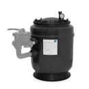 GFK Hochschicht Filterkessel HSF-4 Plus &Oslash; 500 mm &ndash; Anthrazit | ohne Ventil