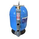 GFK Filterkessel Atlantica &Oslash; 400 mm mit BESGO - Stangenventil 5-Wege | R&uuml;cksp&uuml;lventil