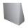 Technikwand 160 &times; 75 &times; 140 cm aus PP Sandwich &ndash; Signalgrau / Tiefschwarz