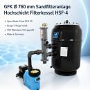 GFK &Oslash; 760 mm Sandfilteranlage Hochschicht...
