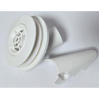 GRE Einlaufd&uuml;se Anschluss  &Oslash; 38 mm Abgewinkelt