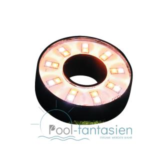 LED Ring 18 LED  f&uuml;r Gartenbrunnen ,warm wei&szlig;,