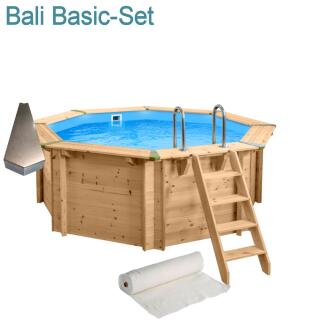 Interline Holzpool Bali 3,55 x 1,16 m Basic Set