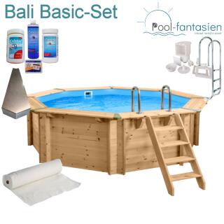 Interline Holzpool Bali 5,30 x1,36m Basic-Set
