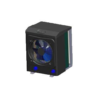 Mini Inverter /Wärmepumpe 2-4,5KW mit WIFI für 18m³