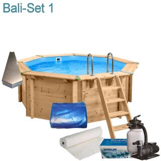Interline Holzpool Bali 3,55 x 1,16 m Set1