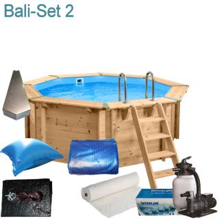 Interline Holzpool Bali 3,55 x 1,16 m Set2