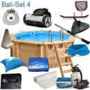 Interline Holzpool Bali 3,55 x 1,16 m Set4 + LED