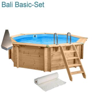 Interline Holzpool Bali 440x 1,36 m Basic Set