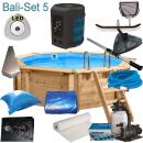 Interline Holzpool Bali 440 x136 m Set 5+ Inverter