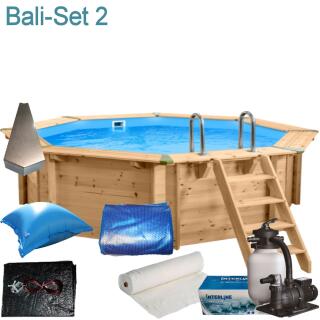 Interline Holzpool Bali 5,30 x 1,36 m Set 2