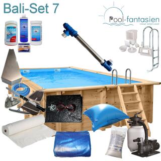 Interline Holzpool Bali 7,9m x4,00m x1,38m Set7