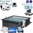 Gre Composite Kinderpool 315 x 315  x 96 cm SET 1