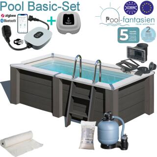 Gre Composite Kinderpool 315 x 175 x 96 cm Basic-SET