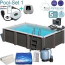 Gre Composite Rechteckbecken 455 x 315 x 126 cm SET 1