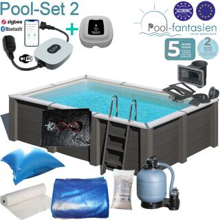 Gre Cmposite Rechteckbecken 455 x 315  x 126 cm SET 2