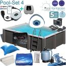 Gre Composite Rechteckbecken 455 x 315 x 126 cm SET 4