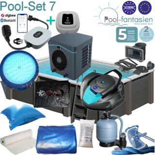 Gre Composite Rechteckbecken 455 x 315  x 126 cm SET 7