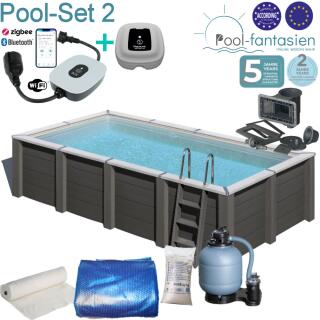 Gre Composite Rechteckpool 595 x 315 x126 cm SET 2