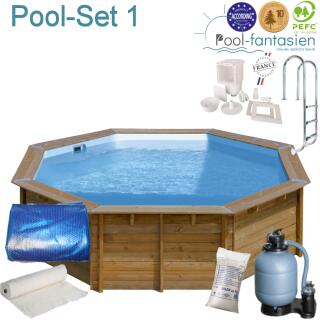 Gre Holzpool Lili 2 ca. 280 x107 cm Set 1