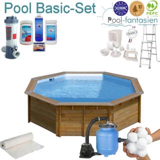 Gre Holzpool Lilli ca. 280 x107 cm Set 3
