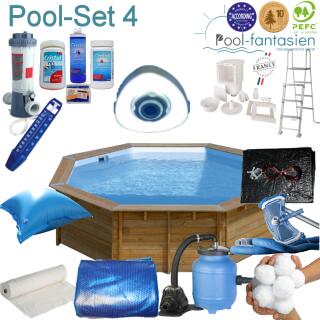 Gre Holzpool Lilli ca. 280 x107 cm Set 4