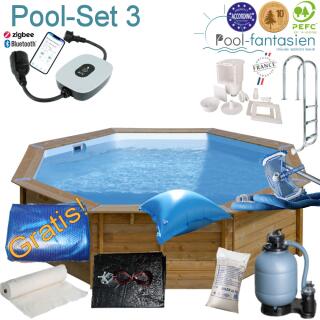 Gre Holzpool Violette 2,  &Oslash; 500 x 127 cm Set 3