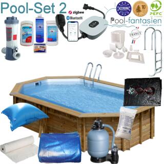 Gre Holzpool Canelle 5,51 x 3,51 x 1,19 m,Set 2